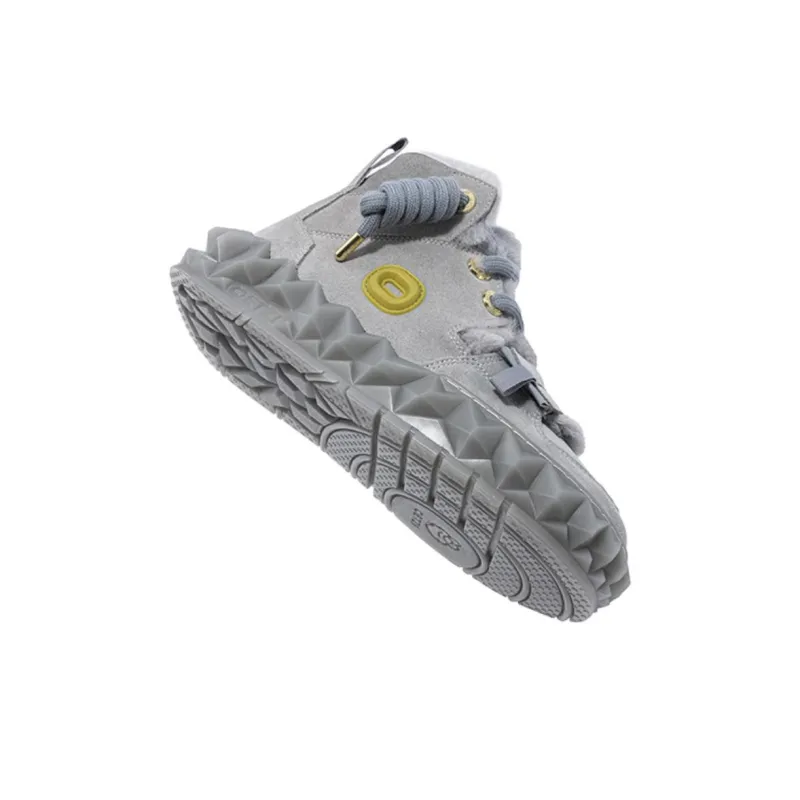 OETZI Ice Mountain Series 10 Ice Man Oz Warm Height Increasing Short Snow Boots Unisex Gray-4