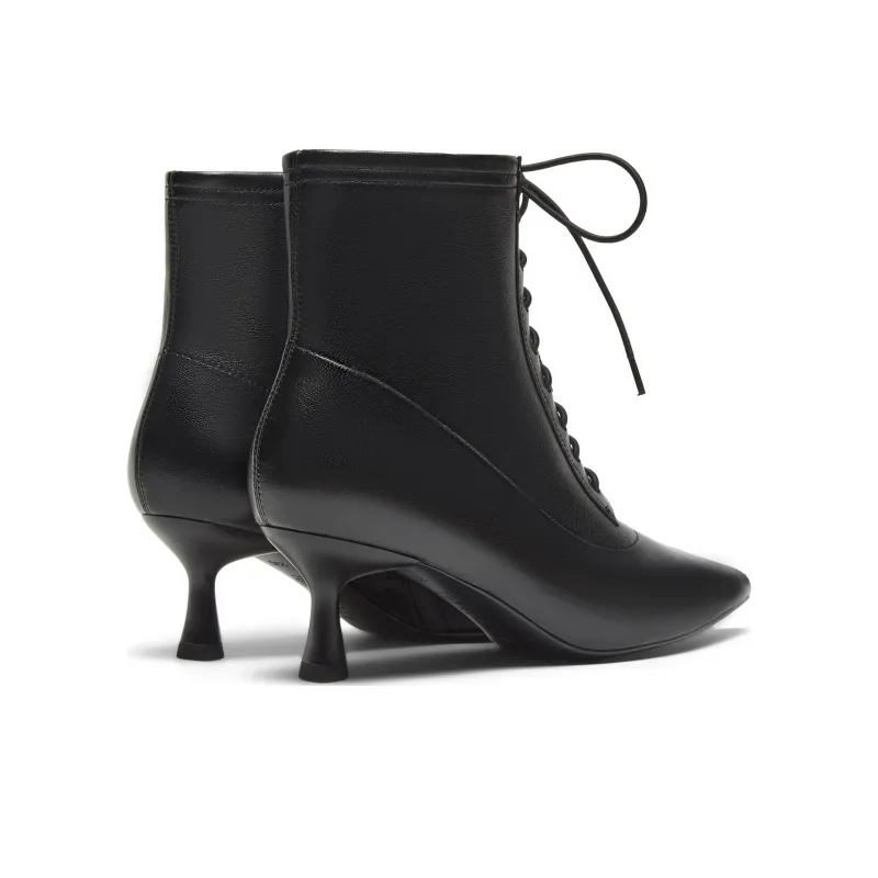 Joypeace Ankle Boots Women's Burgundy-2
