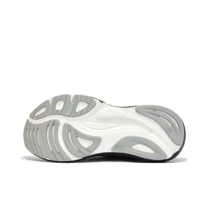 361° Cushioning Anti Slip And Wear Resistant Low Top Running Shoes Unisex Black Gray Color-4