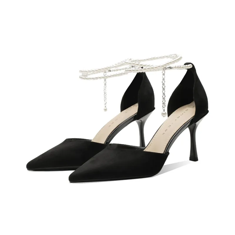 Ainer-cat Slim Heel High Heels 8cm Women's-2