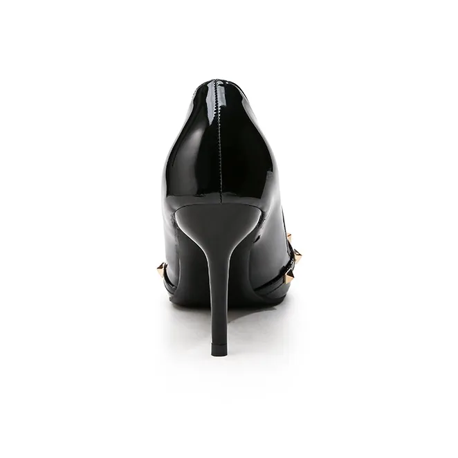 BANWEIDIYA Slim Heel High Heels 8cm Women's-12