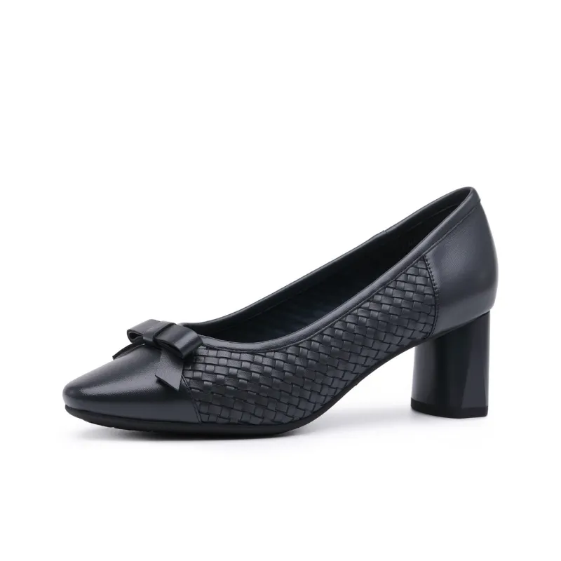 Chrisdien Deny Chunky Heel High Heels Women's Blue-1