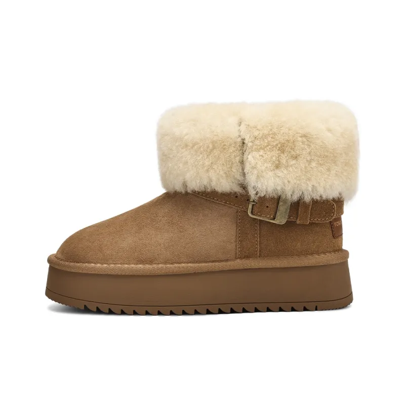 Rosa Bianca Warm And Wear Resistant Short Snow Boots Women's-0