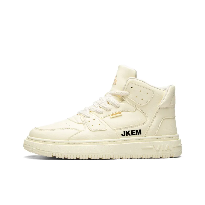 JKEM Warm Anti-Slip And Wear-Resistant High-Top Skateboard Shoes Men's-5