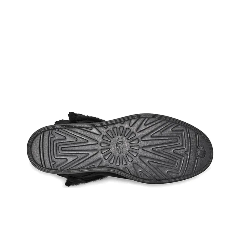 UGG Classic Mini Spill Seam Blvd Snow Boots Black Women's-5