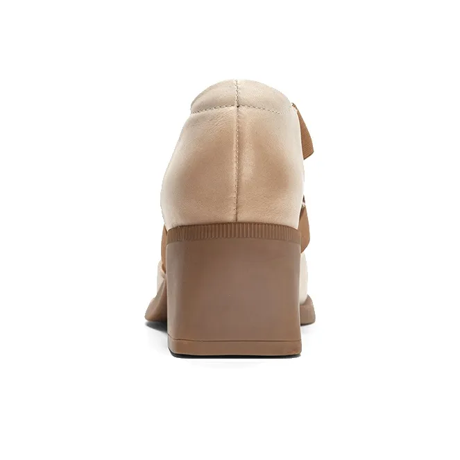 Q.VONTON Block Heel High Heels 5.5cm Women's-3