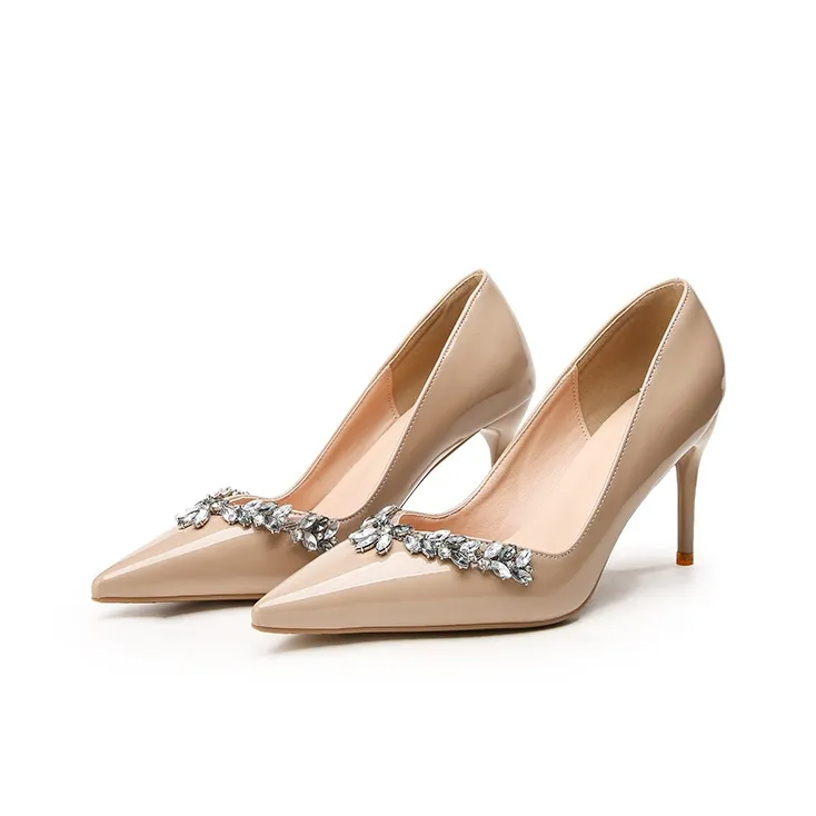 BANWEIDIYA Slim Heel High Heels Women's-8