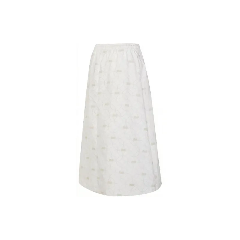Nike Casual Long Skirts Women's White-1