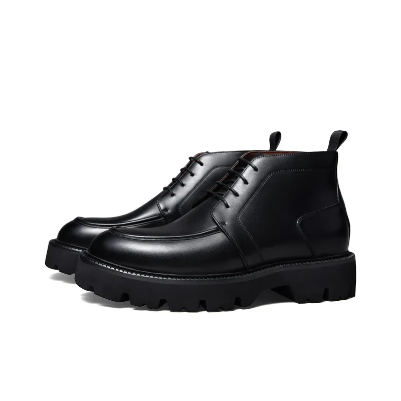 Zuti Short Martin Boot 7.5cm Men's Black-1