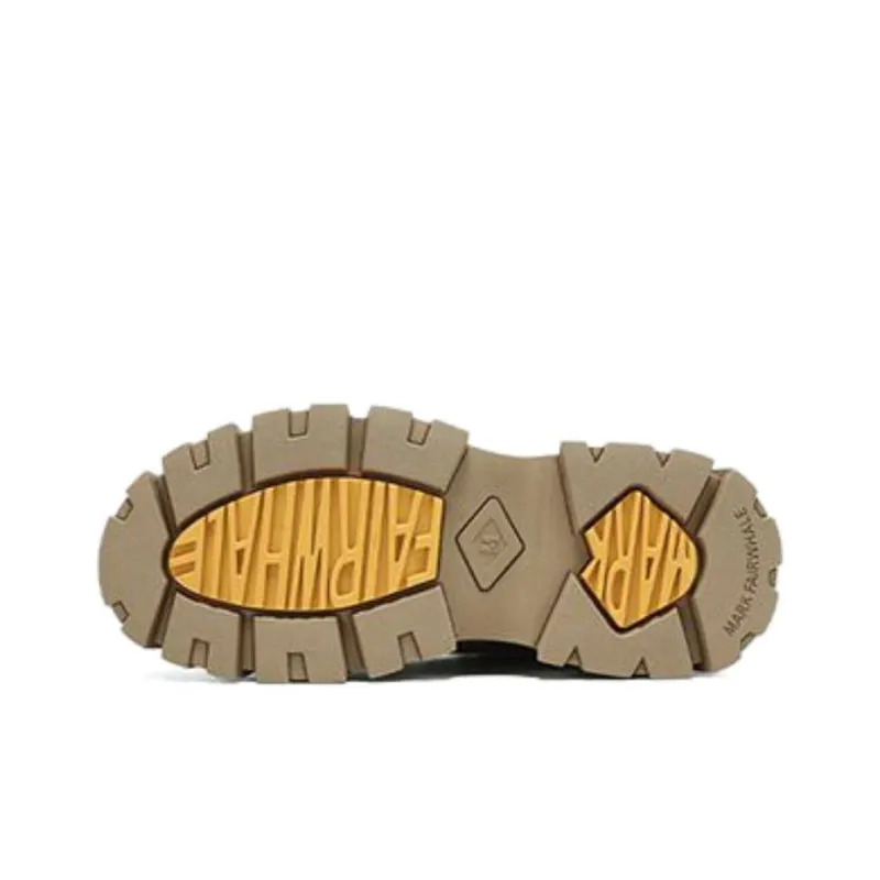 FAIRWHALE Short Martin Boot Unisex Yellow-12