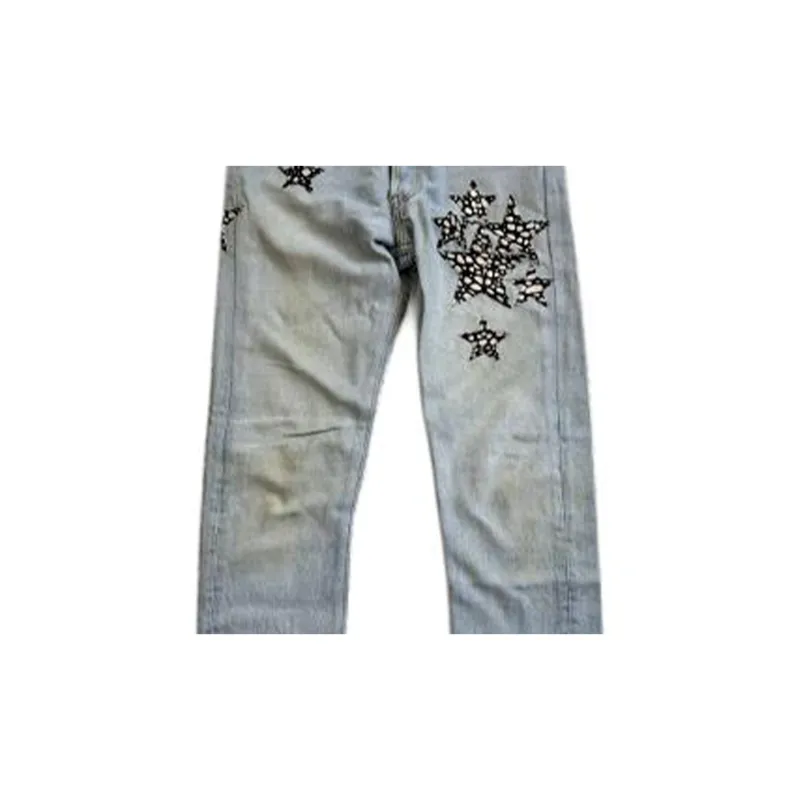 Chrome Hearts SS24 Jeans Women's Blue-4