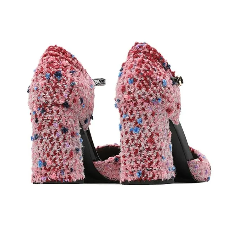 Princess & Isabel Chunky Heel High Heels 8.5cm Women's-3
