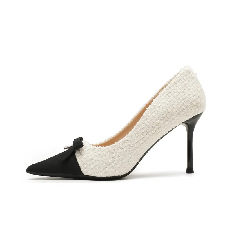 Ainer-cat Slim Heel High Heels 8cm Women's-0
