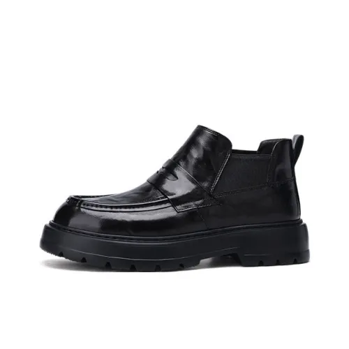 U7 Ankle Boots Men Black