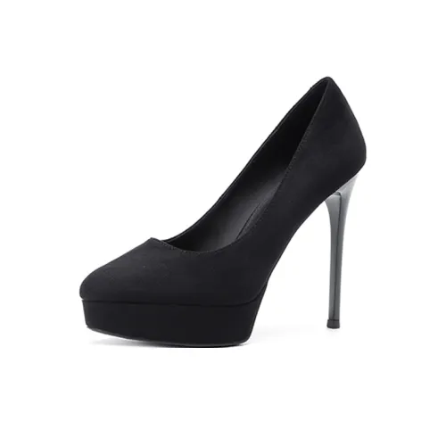 Zubumei Slim Heel High Heels 12CM Women's