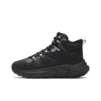 Anta Sea Explorer Wear Resistant Mid Top Outdoor Shoes Men's Black