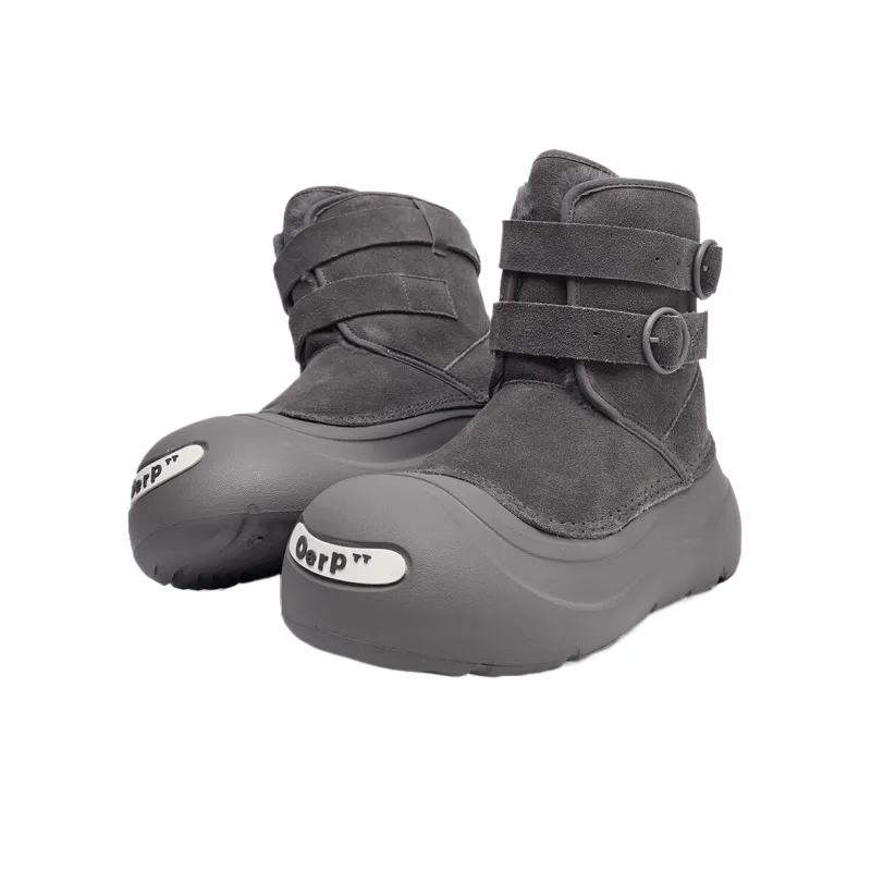 Xiwencha Thermal Short Snow Boots Unisex-7