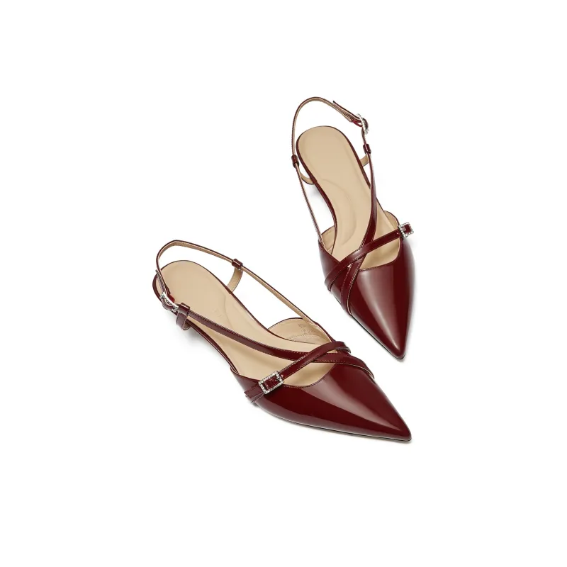 Lazi Slim Heel High Heels 4cm Women's-15