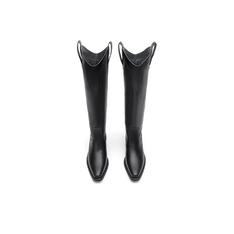 TOOMANYSHOES Hailar Knee high Boots 5cm Women's-6