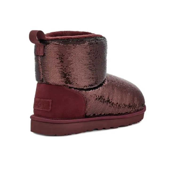UGG Classic Mini Boot Mirror Ball Wild Grape Women's-3