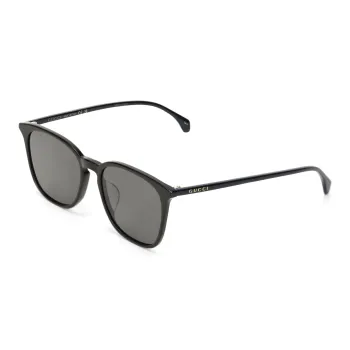 GUCCI Lightweight Acetate Square Sunglasses Men's Black