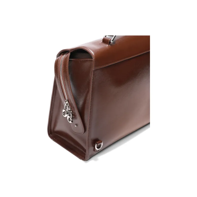 BELLE Synthetic Leather Backpack On The Shoulder Tubas Women's Black/Coffee-10