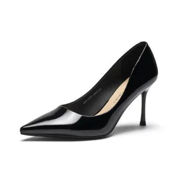 GEMEIQ Slim Heel High Heels 9cm Women's Black