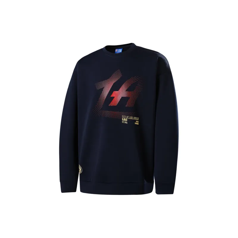 NBA Los Angeles Clippers Sweatshirt Unisex Navy Blue-1