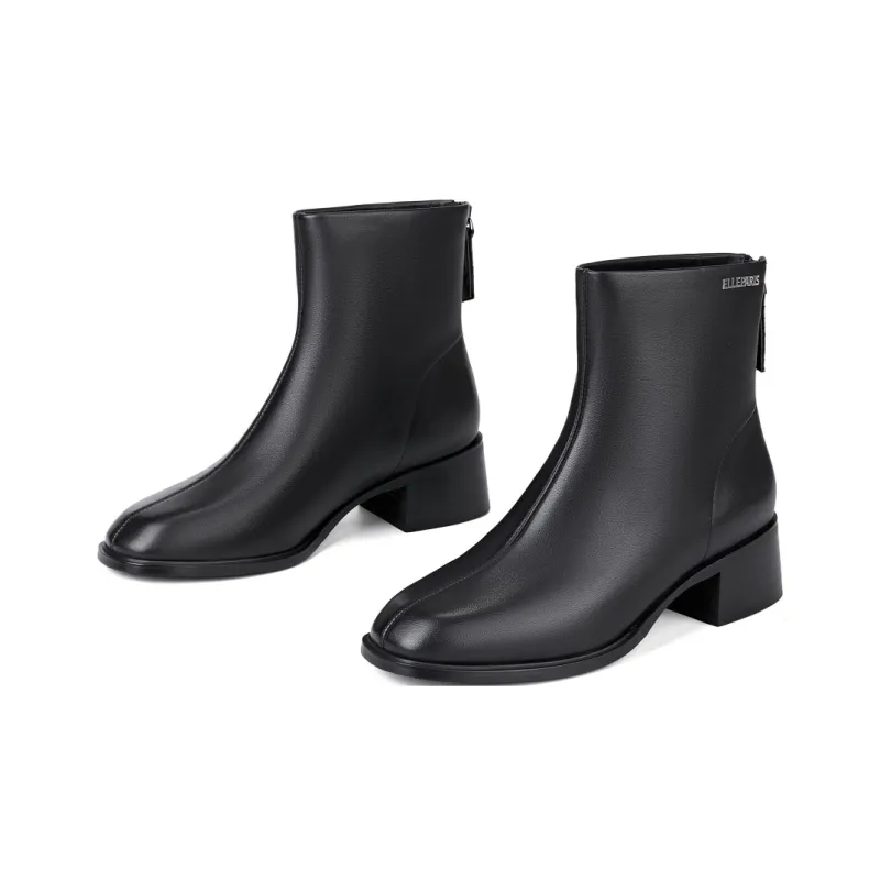 ELLE Ankle Boots 4.6cm Women's Black-1