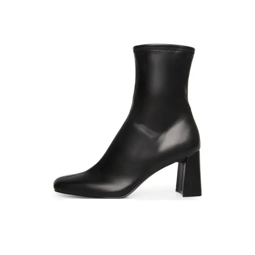 STEVE MADDEN Short Boots 7cm Women's Black