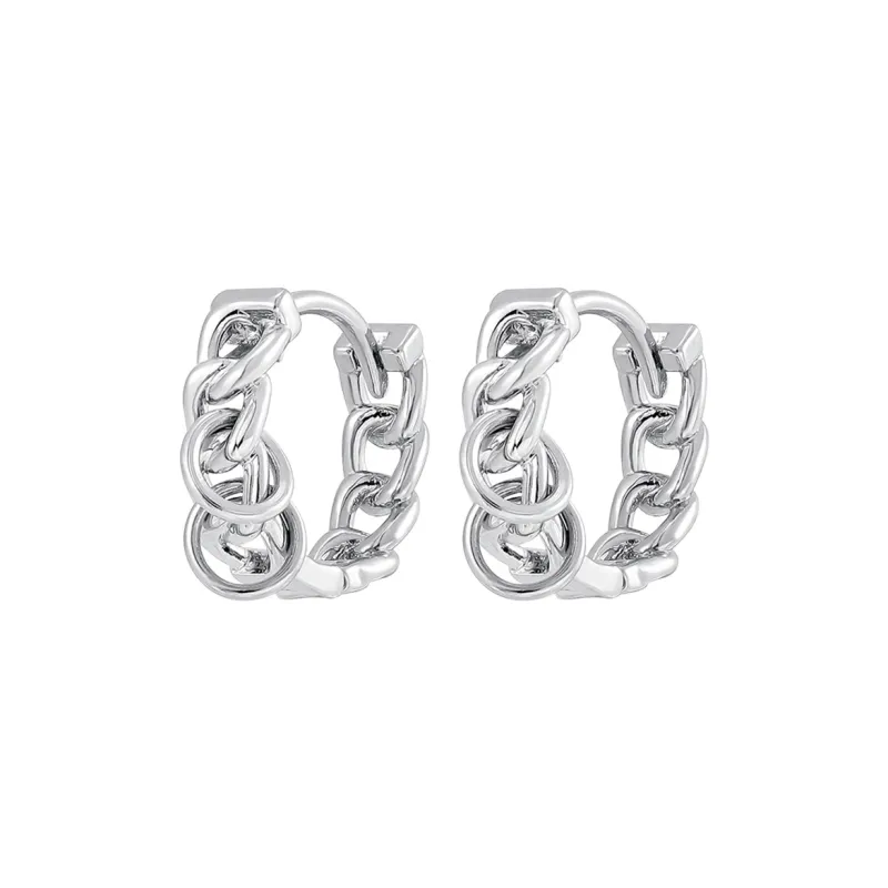 MISS XIA JWY S925 Silver Stud Earrings Women's-0