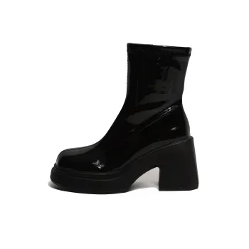 NUNZ Ankle Boots Women's Black/Ecru
