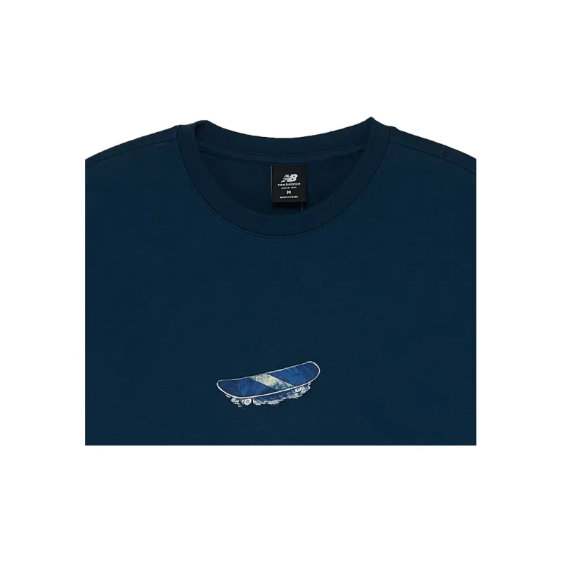 New Balance ANB SS22 T Shirt Men's Blue-5