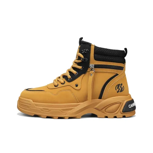 HUANAI Martin Boots Men Black
