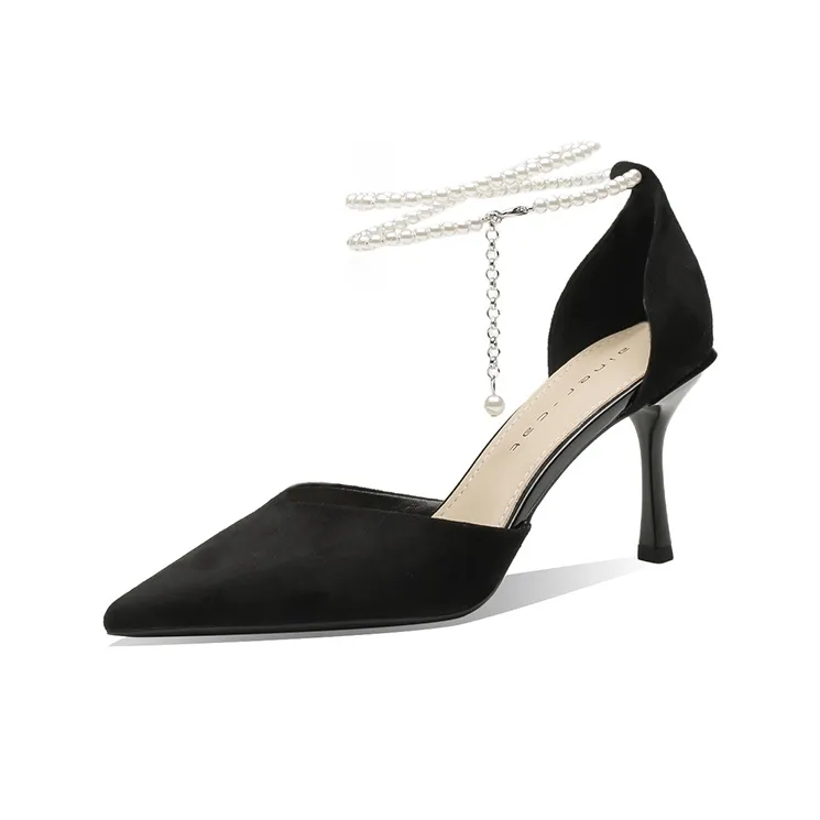 Ainer-cat Slim Heel High Heels 8cm Women's-7