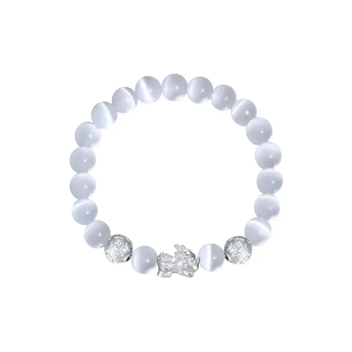 Yuanyanghuangjin Obsidian Bracelets Unisex-12