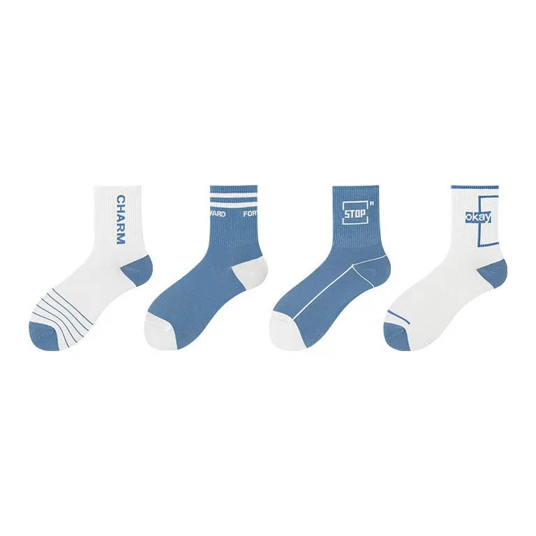 BONAS Mid-Calf Socks Men's Combo Set-21