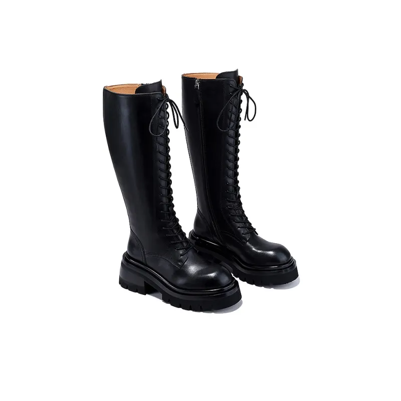 BELLALILY Knee high Boots 6.5cm Women's Black-3