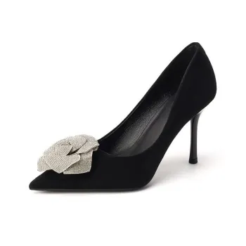 YAFEI XUANYU Slim Heel High Heels Women's Black