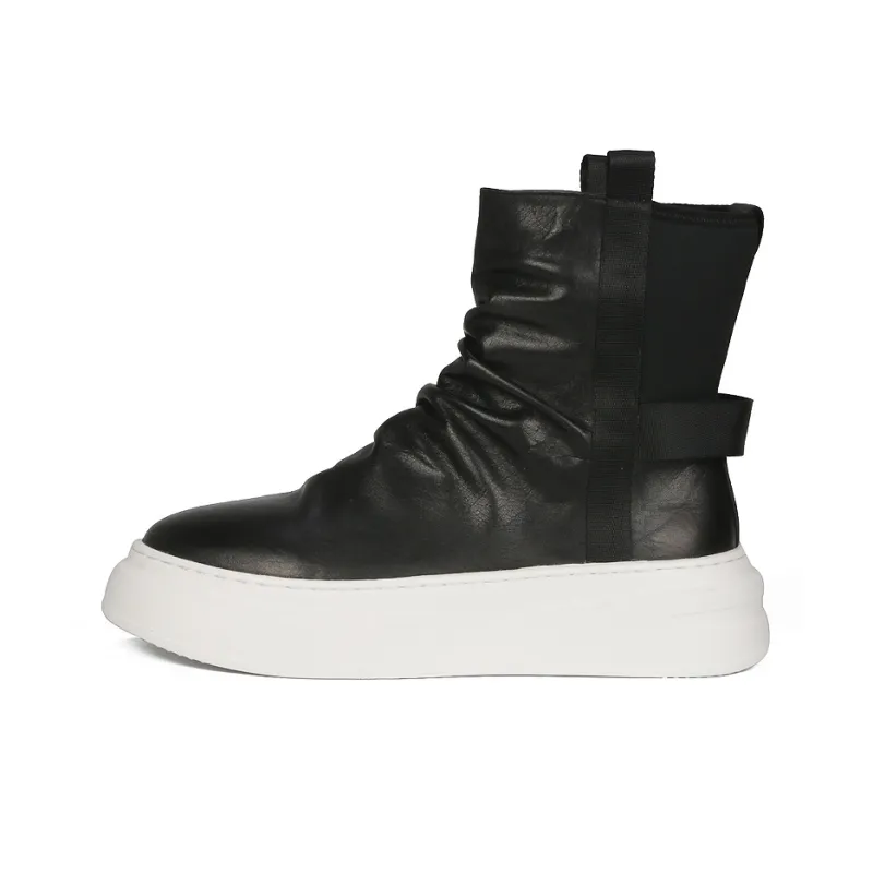 Thai Points Ankle Boots Men's Black-0
