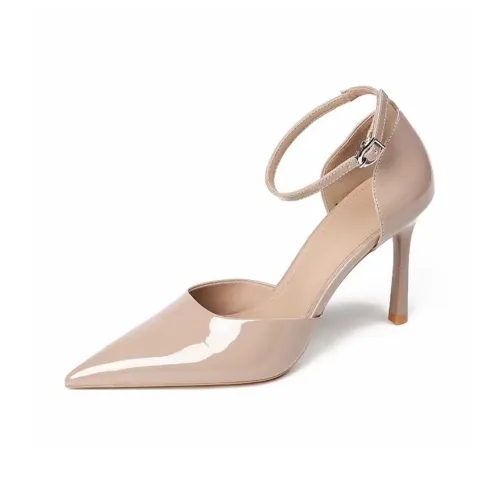 Xingdiman Slim Heel High Heels Women's Nude