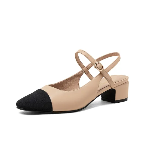 COMELY Chunky Heel High Heels 4cm Women's