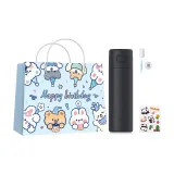 Navy Blue (Cute Pet Design Birthday Shopping Bag+Sticker+Cup Cleaning Brush)