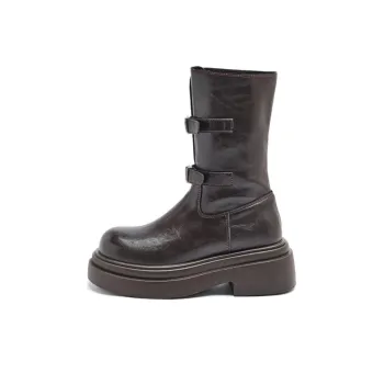 AGSDON Ankle Boots Women's Brown