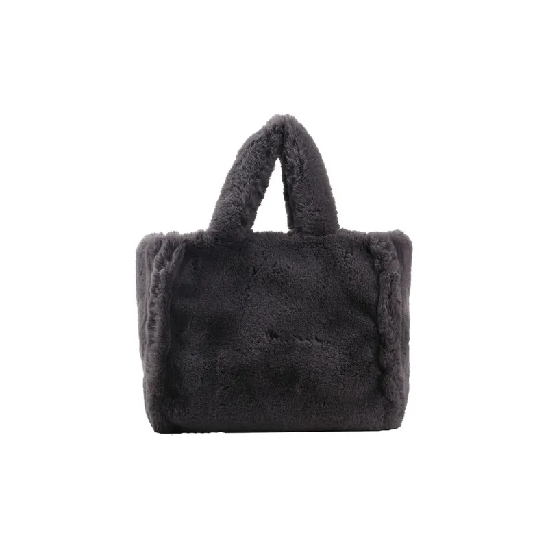 DALO Faux Fur Shoulder Bag Women's Multicolor-20