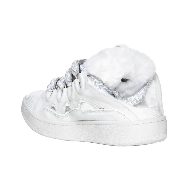 Lanvin Closed Toe Slippers Men's White-3