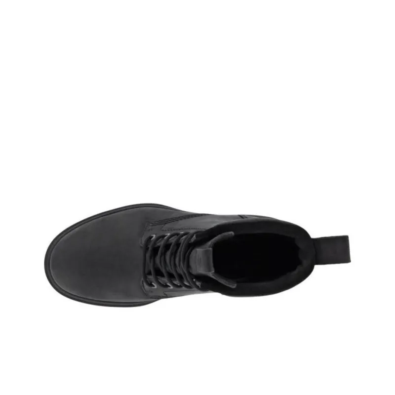 Ecco Leather New Collection Short Martin Boot Men's Black-6