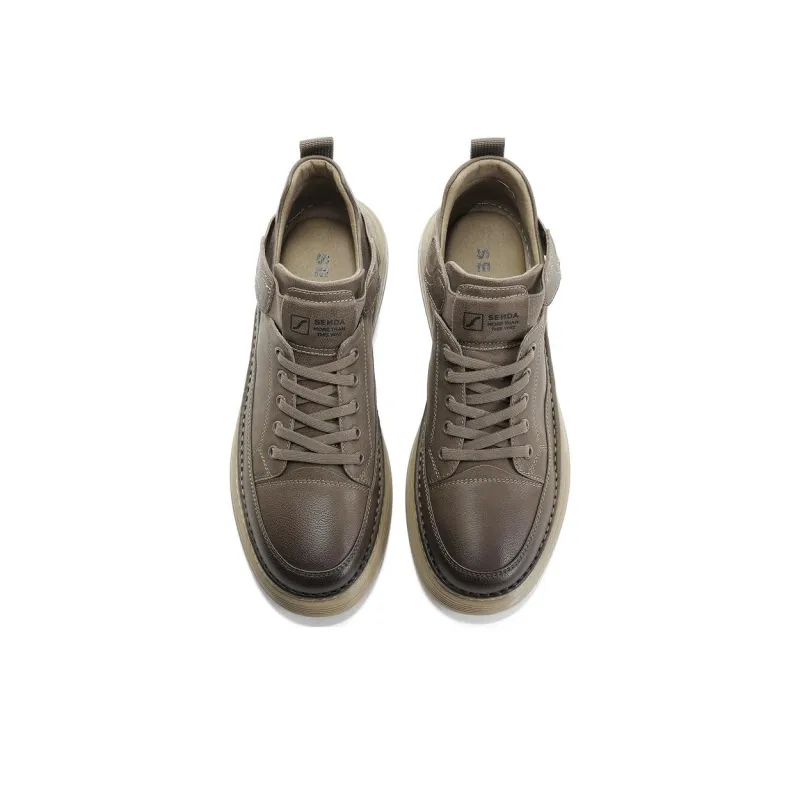 Senda Ankle Boots Men Brown/Gray-17