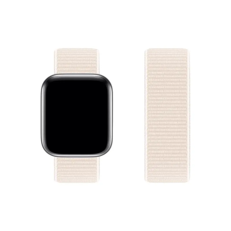 PULAISI Compatibility AppleWatch Ultra1/2/iwatch10/9/8/7/6/SE Apple Compatibility Watch Band Woven Loop Nylon Material-5