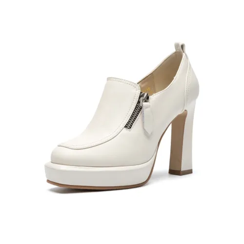 ZHR Chunky Heel High Heels 10.5cm Women's